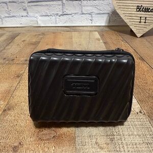 TUMI Air India Airline Zip Toiletry Amenity Case Business Class EMPTY CASE ONLY
